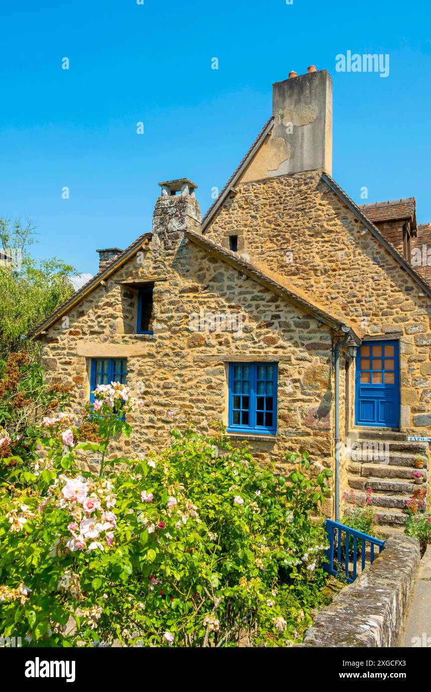 France, Orne, Parc naturel régional Normandie Maine, Alpes Mancelles, Saint Ceneri le Gerei, labellisé les plus Beaux villages de France Banque D'Images