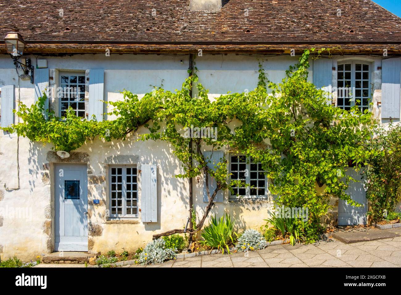 France, Orne, Parc naturel régional Normandie Maine, Alpes Mancelles, Saint Ceneri le Gerei, labellisé les plus Beaux villages de France Banque D'Images