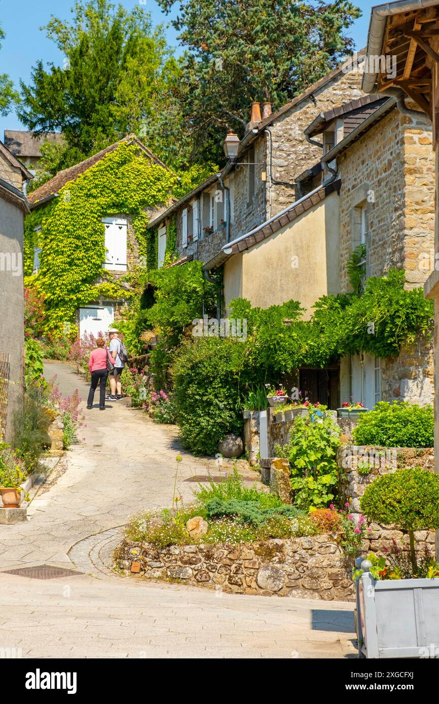 France, Orne, Parc naturel régional Normandie Maine, Alpes Mancelles, Saint Ceneri le Gerei, labellisé les plus Beaux villages de France Banque D'Images