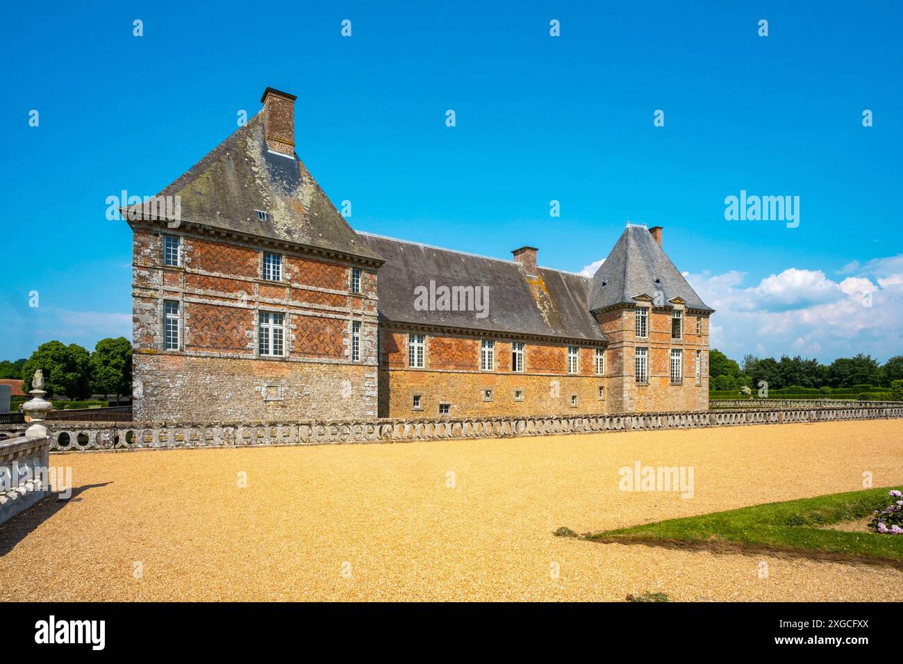 France, Orne, Parc naturel régional Normandie du Maine, château de Carrouges Banque D'Images
