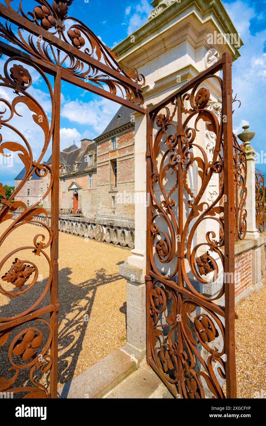 France, Orne, Parc naturel régional Normandie du Maine, château de Carrouges Banque D'Images