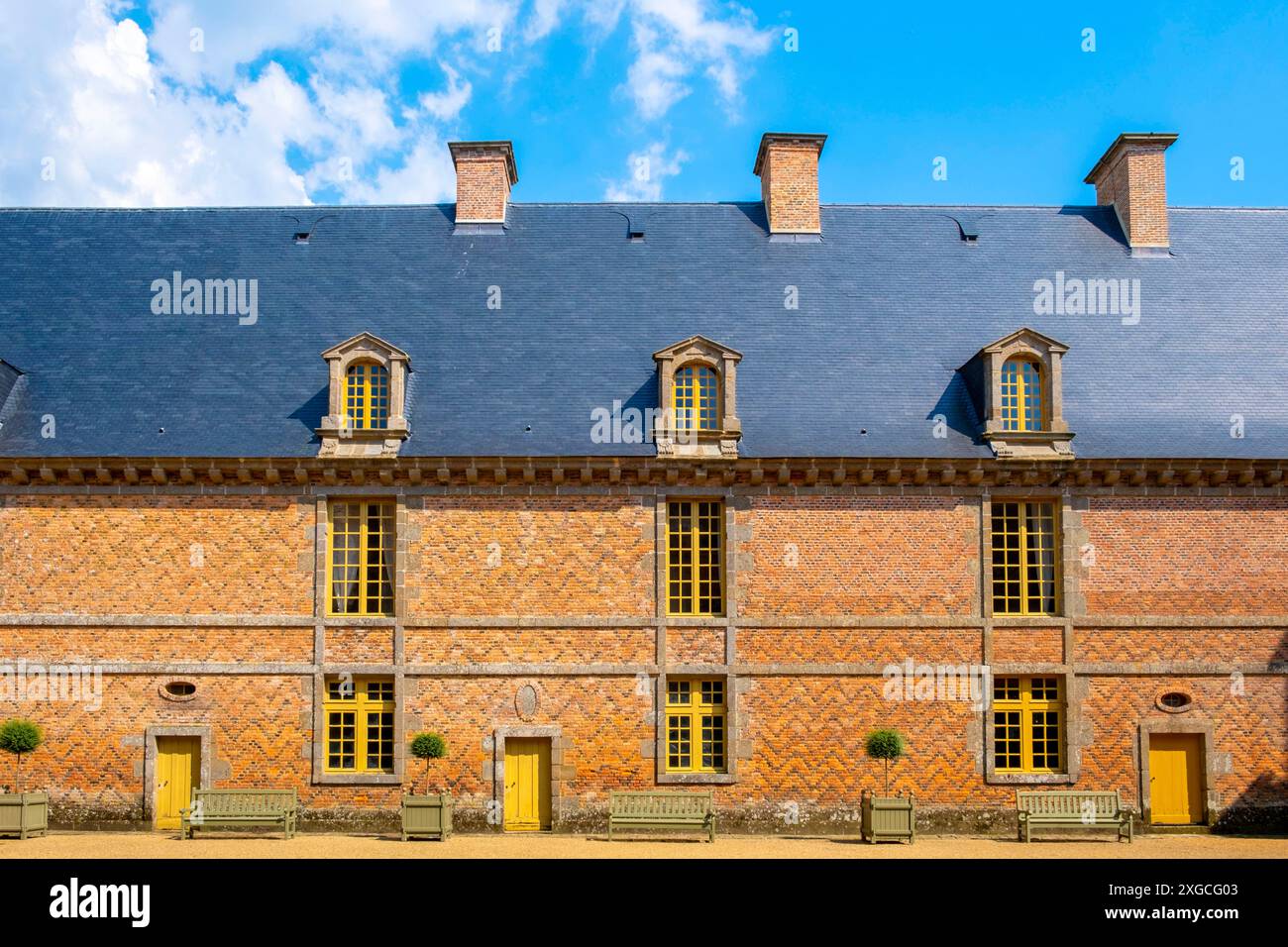 France, Orne, Parc naturel régional Normandie du Maine, château de Carrouges Banque D'Images