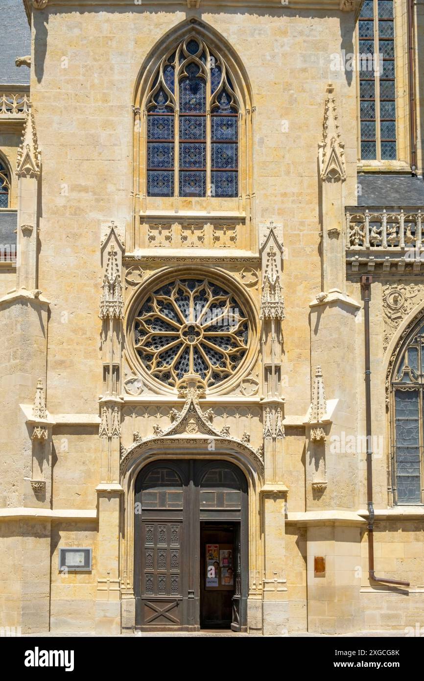 France, Sarthe, la Ferté Bernard, l'église notre Dame des Marais Banque D'Images