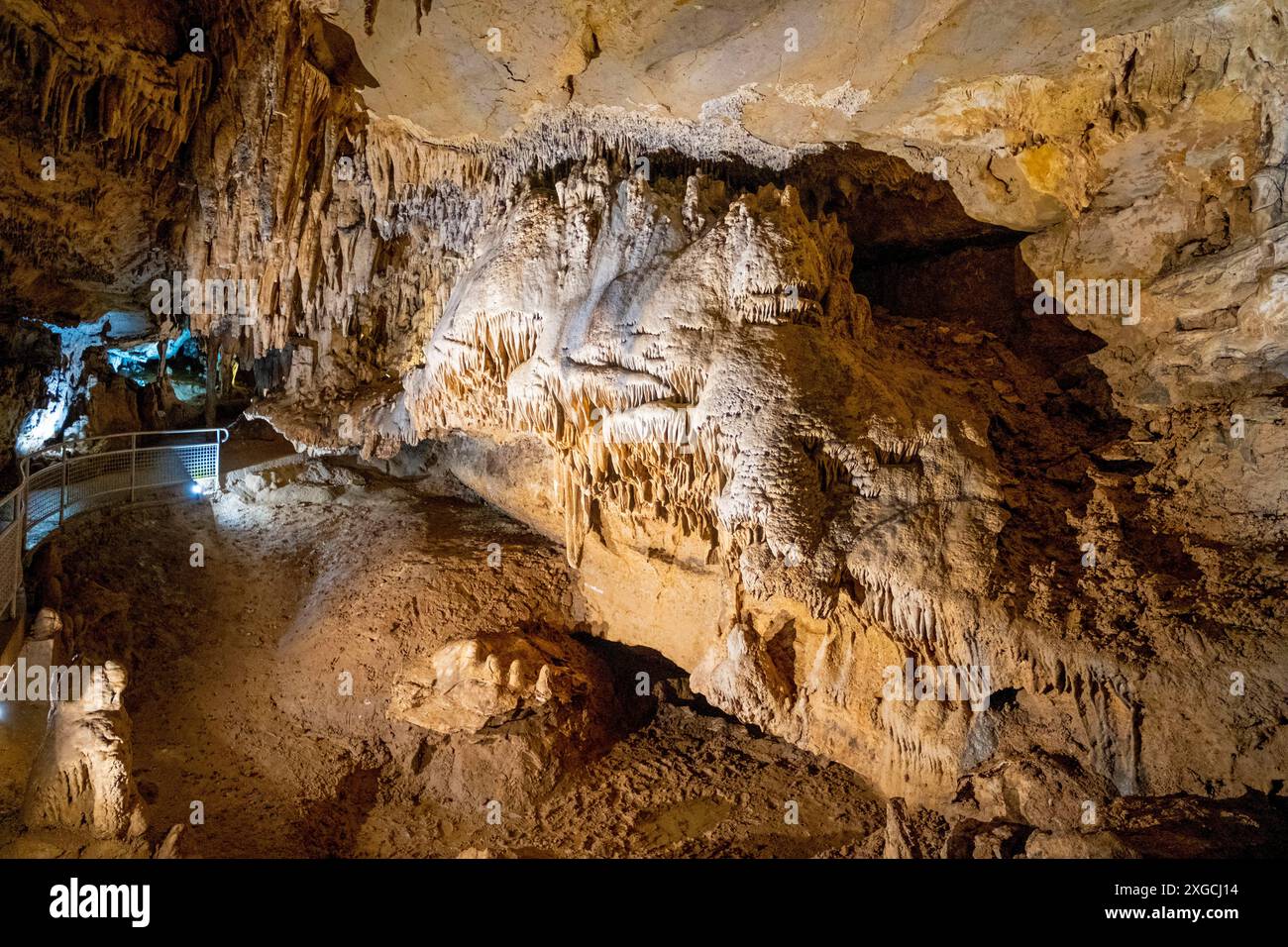 France, Yonne, Arcy sur Cure, les grottes Banque D'Images