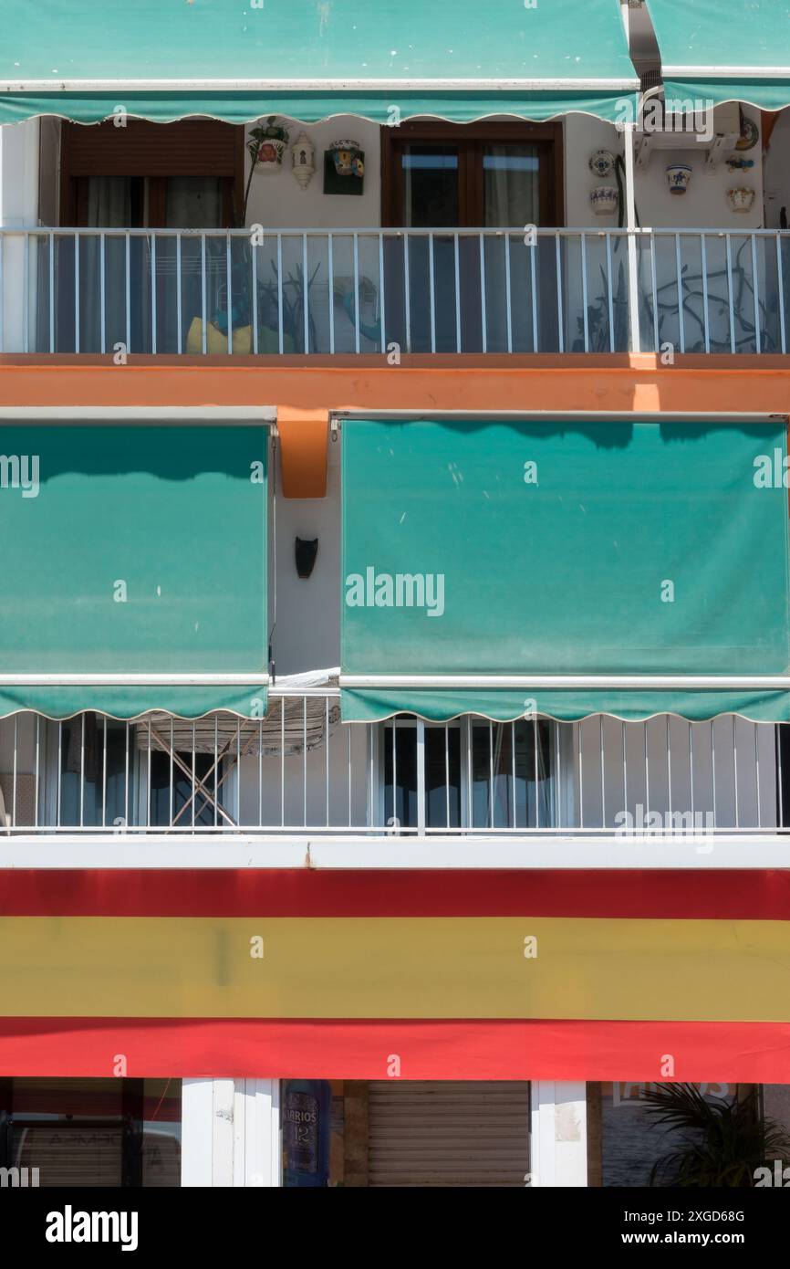 Motifs de rue, Fuengirola, Espagne Banque D'Images
