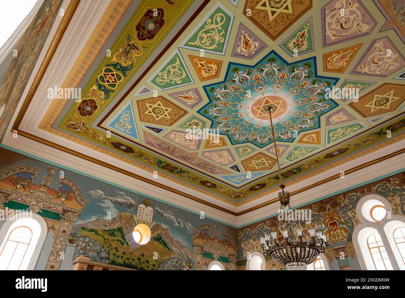 La synagogue de Kutaisi est une congrégation et synagogue juive, située sur la rue Boris Gaponov à Kutaisi, en Géorgie. Banque D'Images