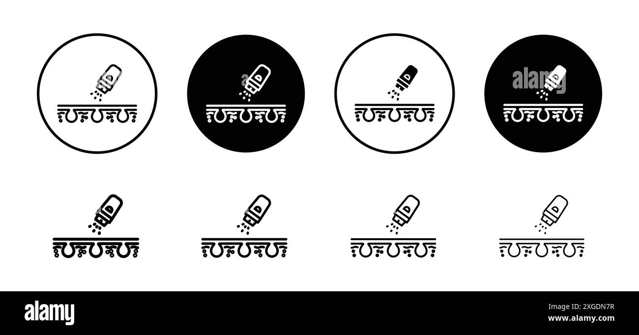 Dermatologie thérapie de beauté pour la collection d'ensemble de logo de vecteur d'icône de peau de corps pour l'interface utilisateur d'application Web Illustration de Vecteur