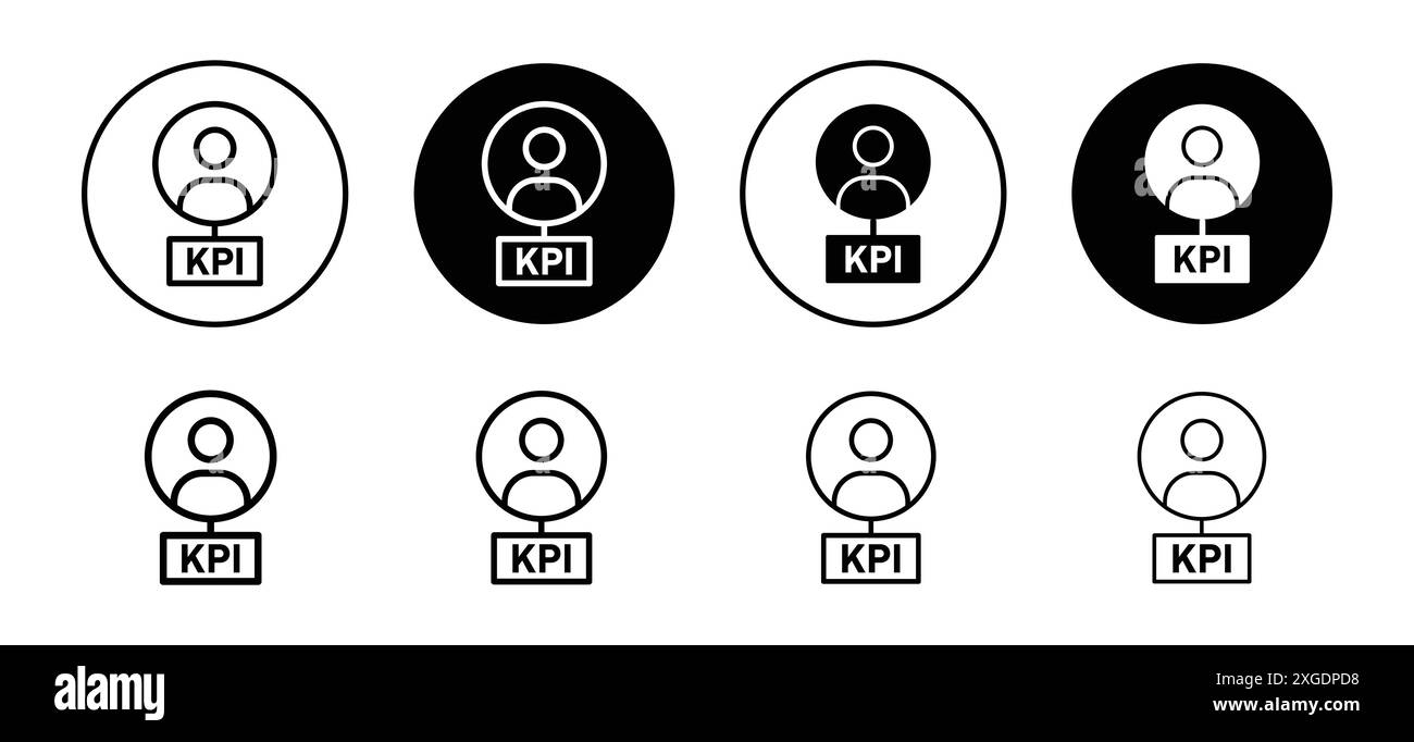 Vectores kpi vectores Banque d'images noir et blanc - Alamy