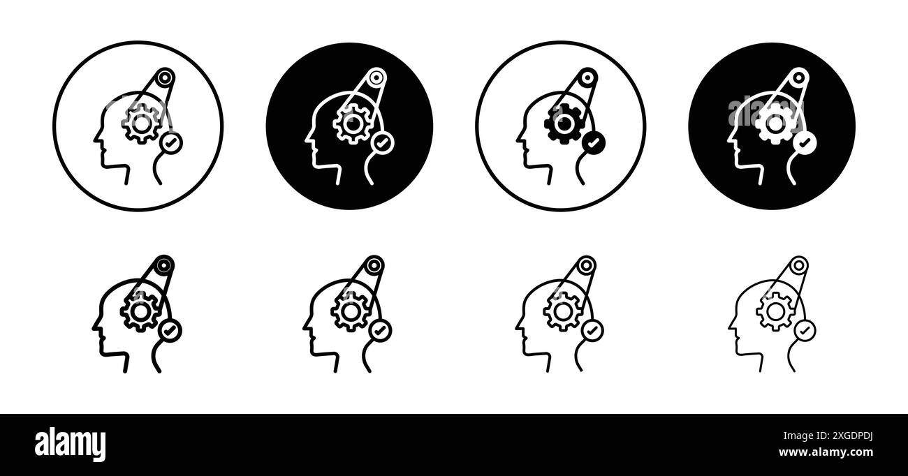 Collection de logos vectoriels d'icônes d'interprétation pour l'interface utilisateur de l'application Web Illustration de Vecteur