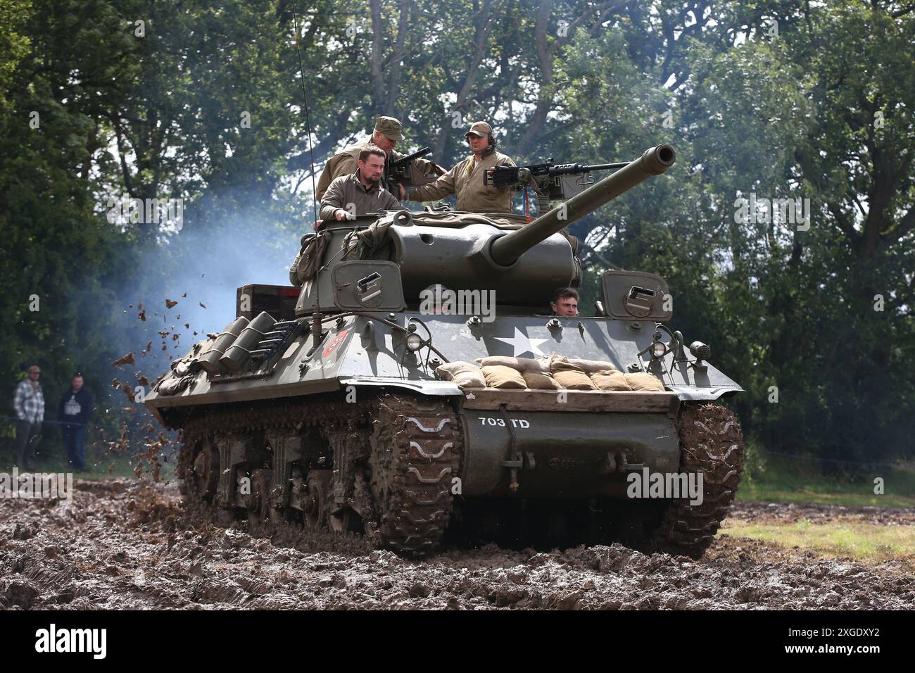 M36 GMC Jackson Tank Destroyer de la seconde Guerre mondiale Banque D'Images