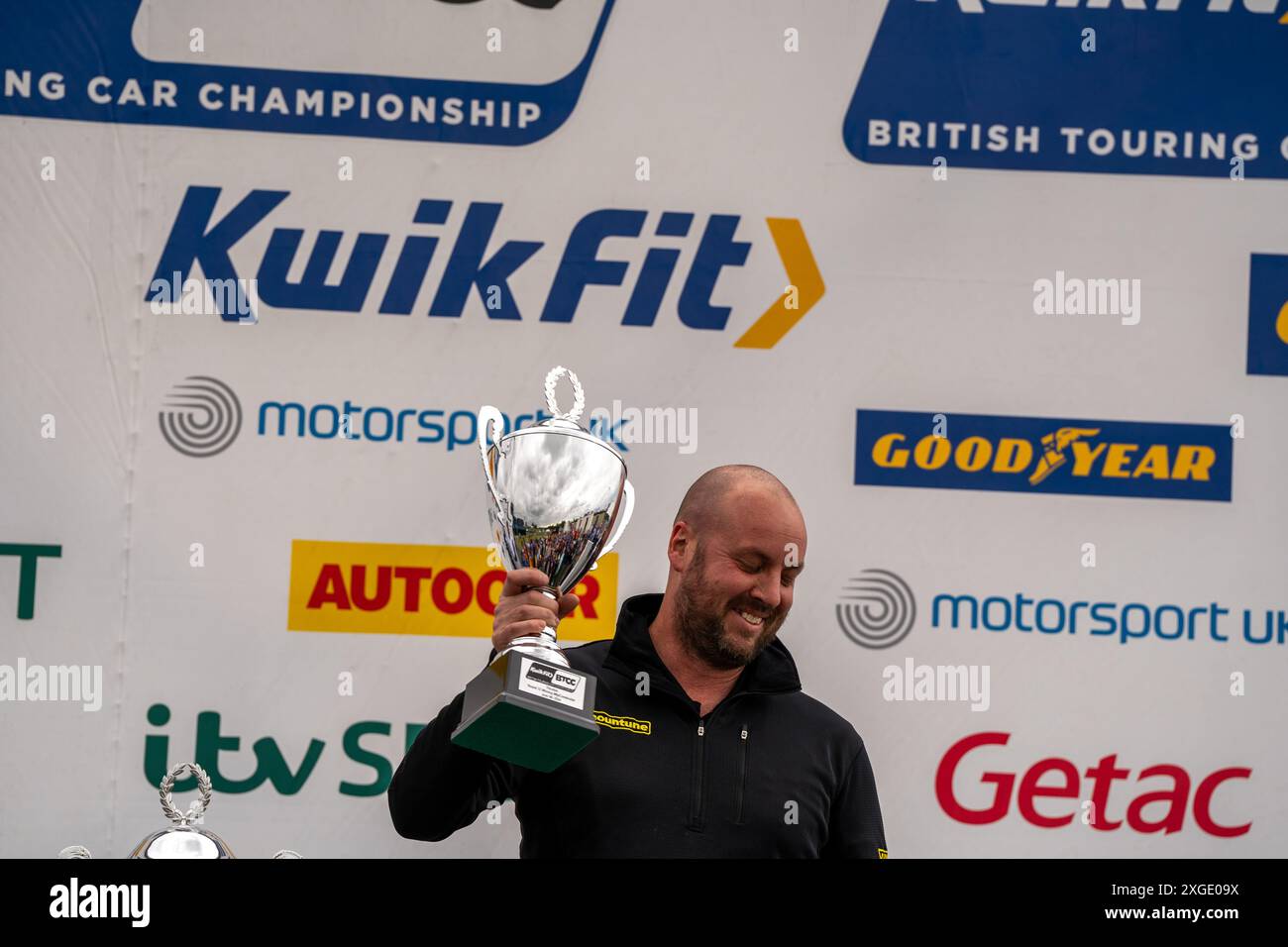 Andover, Hampshire - 9 juin 2024 : British Touring car Championship Thruxton Round 12 Banque D'Images