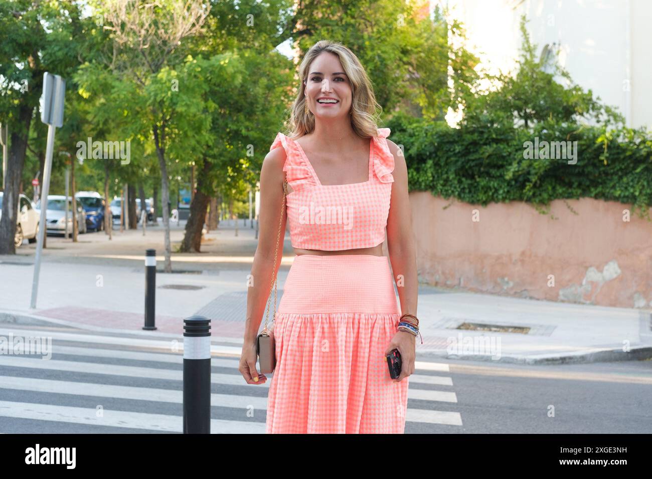 Alba Carrillo participe au Photocall pour l'événement Burger King Brand à Madrid, le 8 juillet 2024 espagne Banque D'Images