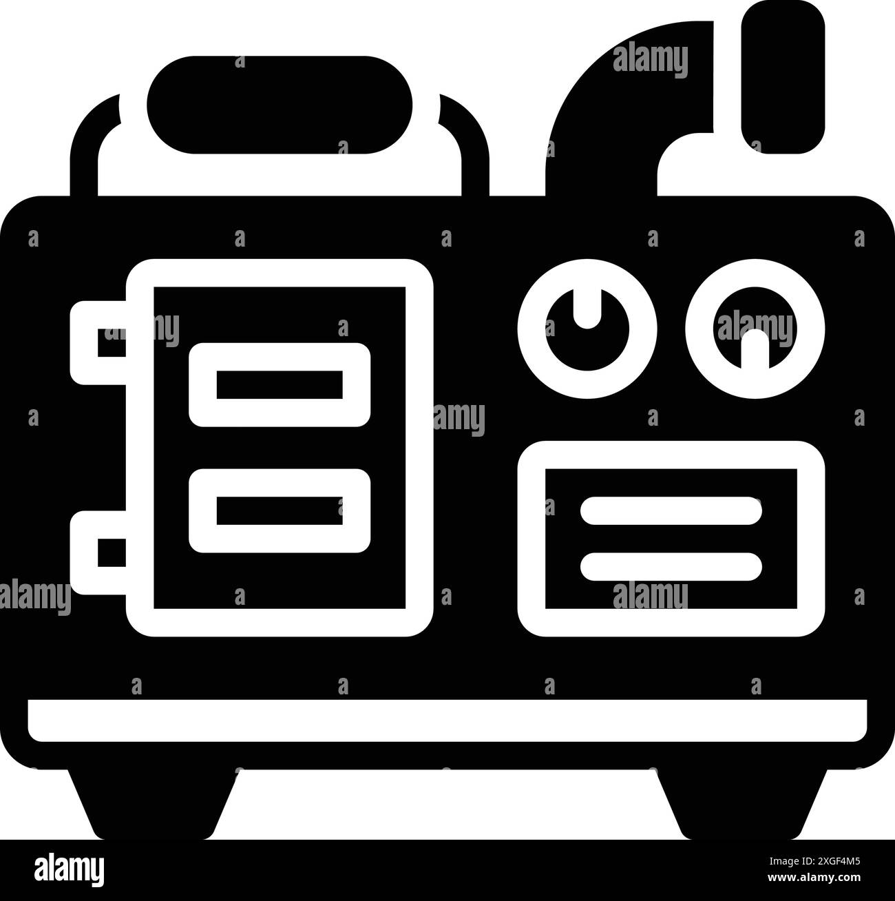 Icône pour les générateurs, électrique Illustration de Vecteur