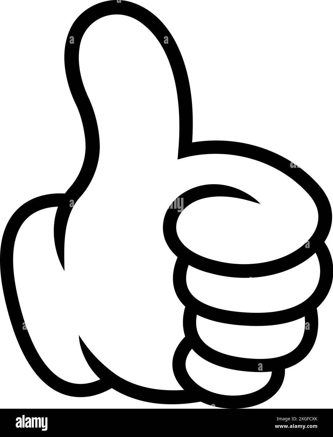 Mouvement de la main de l'icône de ligne vectorielle Illustration de Vecteur