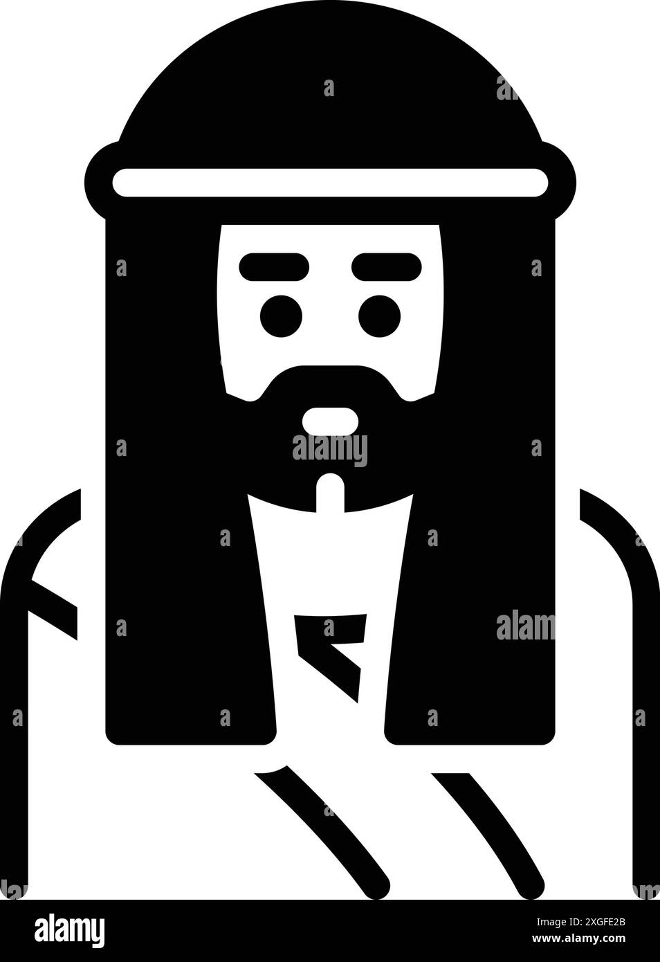 Icône pour joseph, chef joseph Illustration de Vecteur Icône pour joseph, chef joseph Illustration de Vecteur
