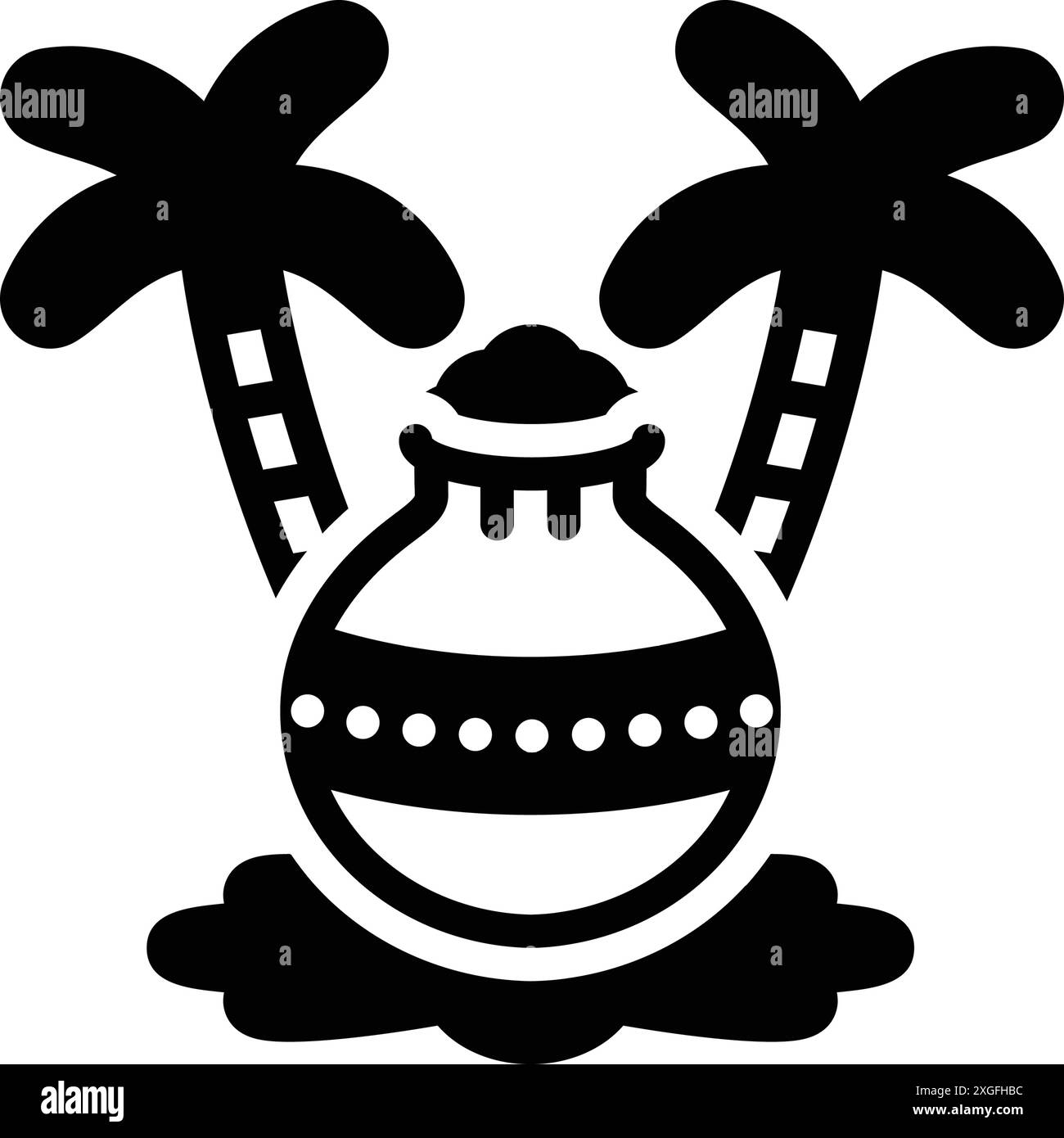 Icône pour pongal, récolte Illustration de Vecteur