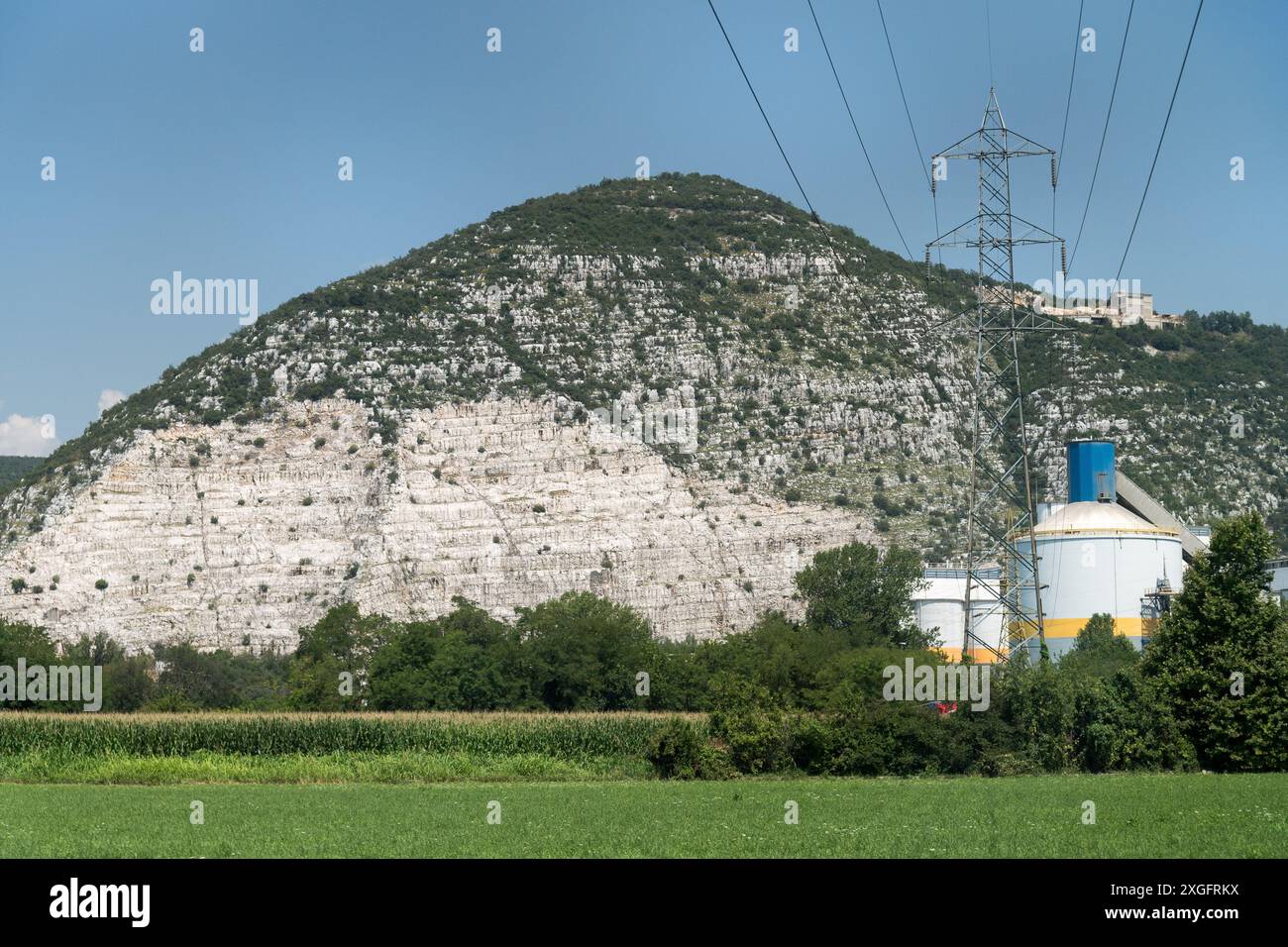 Carrière de marbre Cava Ventura à Rezzato, province de Brescia, Lombardie, Italie © Wojciech Strozyk / Alamy Stock photo Banque D'Images