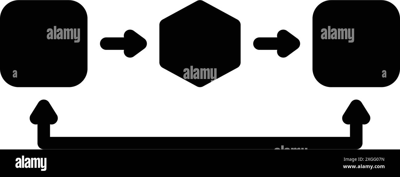 Icône de l'algorithme,diviser Illustration de Vecteur