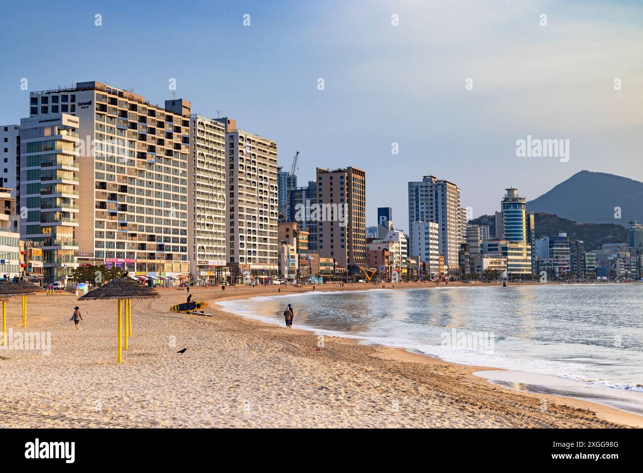 Plage de Gwangalli, Busan, Corée du Sud, Asie Banque D'Images