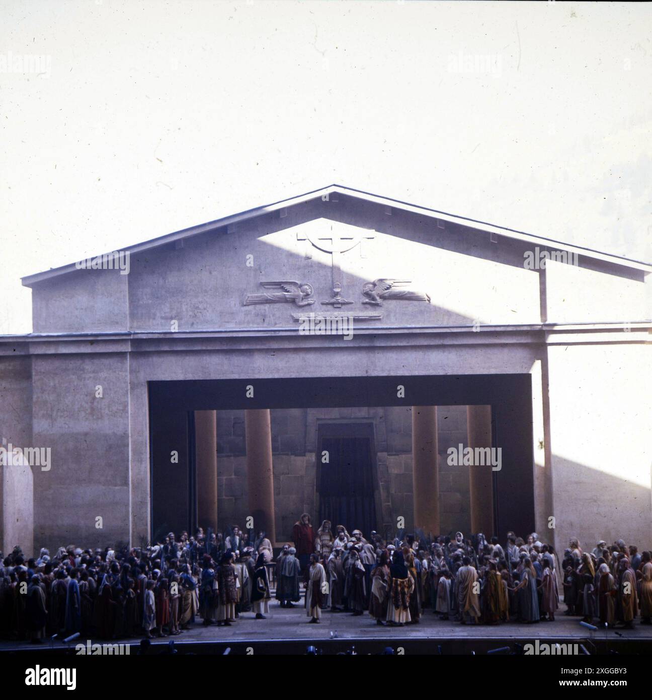 théâtre / théâtre, pièces de passion, entrée à Jérusalem, Oberammergau, 1970, INFORMATIONS-AUTORISATION-DROITS-SUPPLÉMENTAIRES-NON-DISPONIBLES Banque D'Images