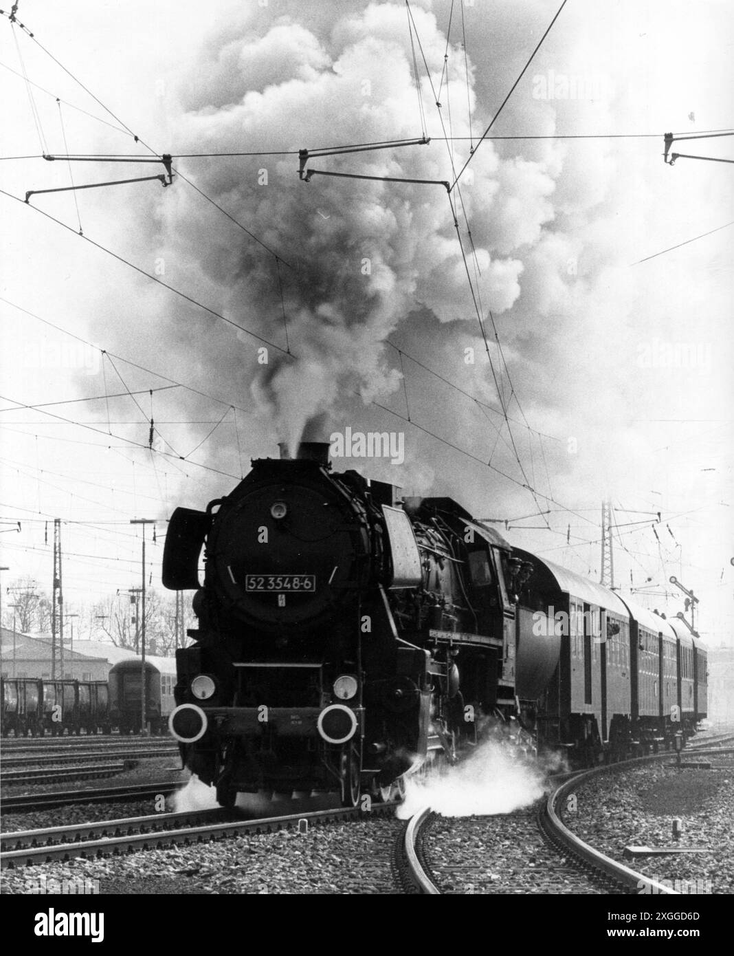 Transport / transport, chemin de fer, locomotives, locomotives à vapeur classe DR 52, ADDITIONAL-RIGHTS-CLEARANCE-INFO-NOT-AVAILABLE Banque D'Images