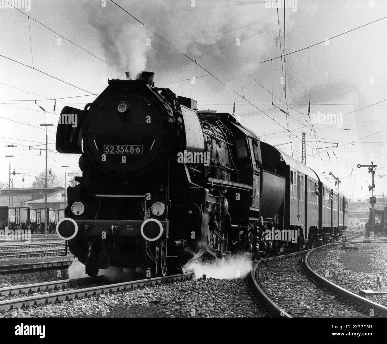 Transport / transport, chemin de fer, locomotives, locomotives à vapeur classe DR 52, ADDITIONAL-RIGHTS-CLEARANCE-INFO-NOT-AVAILABLE Banque D'Images