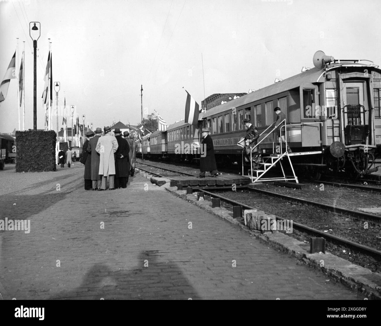 Période d'après-guerre, Plan Marshall, Programme européen de relance, train de l'Europe, ADDITIONAL-RIGHTS-LEARANCE-INFO-NOT-AVAILABLE Banque D'Images