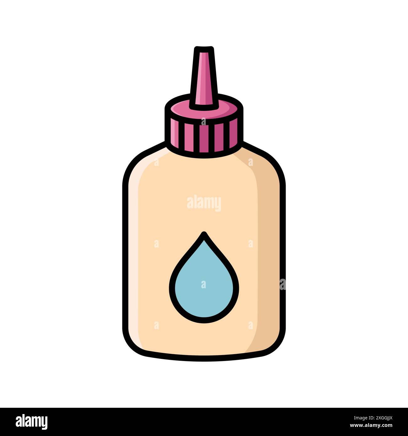 modèle de conception de vecteur d'icône d'huile de couture en fond blanc Illustration de Vecteur