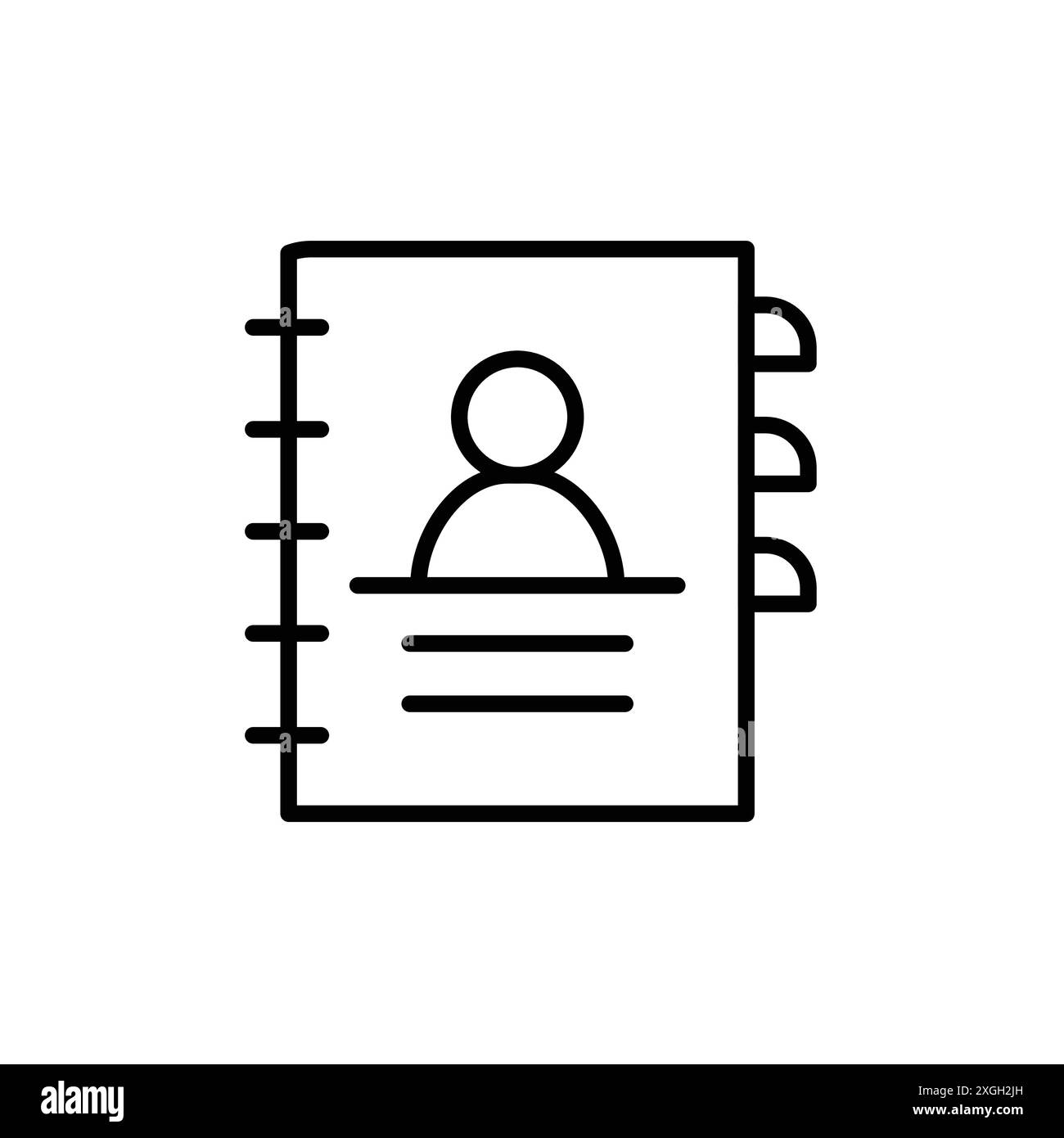 Collection de logo vectoriel d'icône de carnet d'adresses ou groupe de packs groupés Illustration de Vecteur