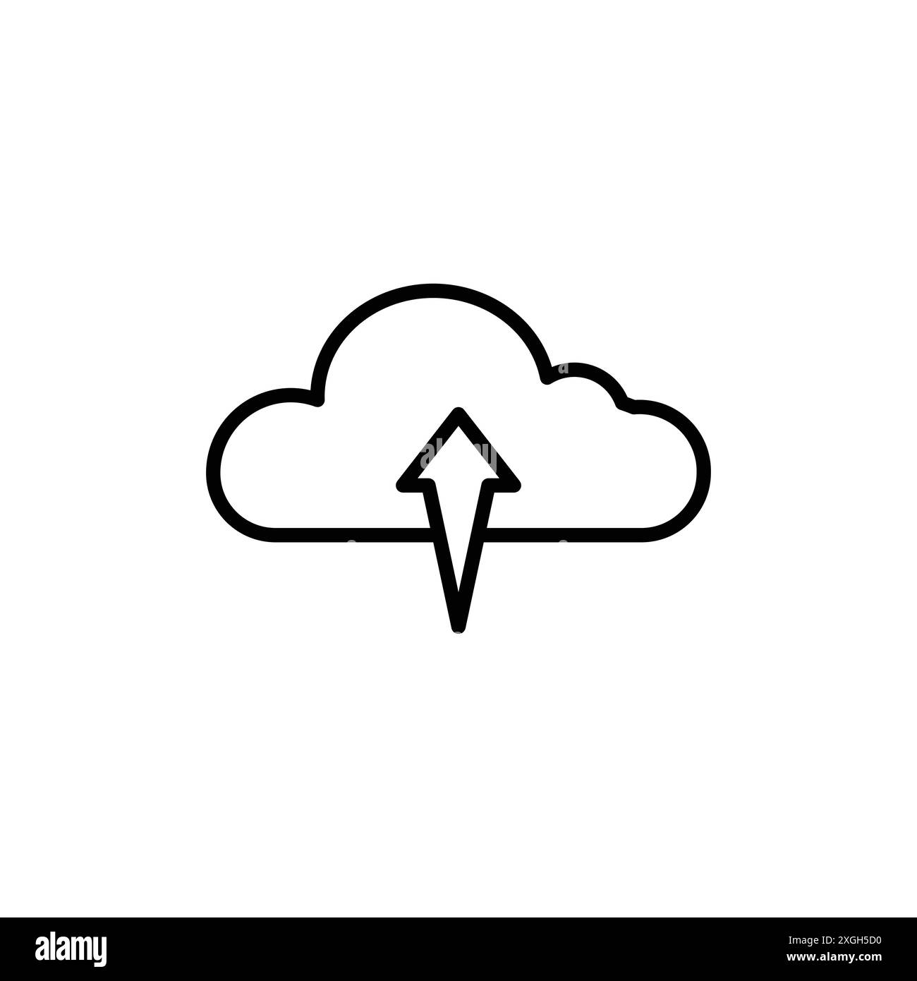 Collection de logo vectoriel d'icône de téléchargement de nuage ou groupe de pack de paquet Illustration de Vecteur