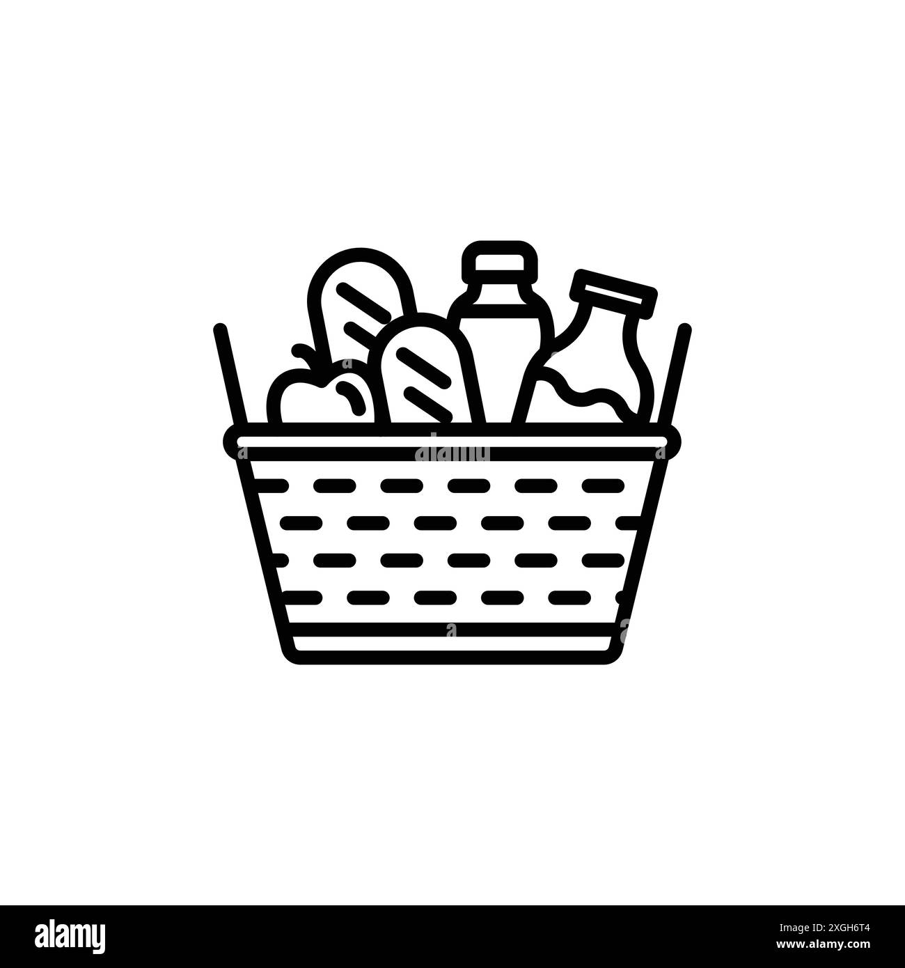 Collection d'ensemble de logo vectoriel d'icône de pique-nique ou groupe de paquet de paquet Illustration de Vecteur