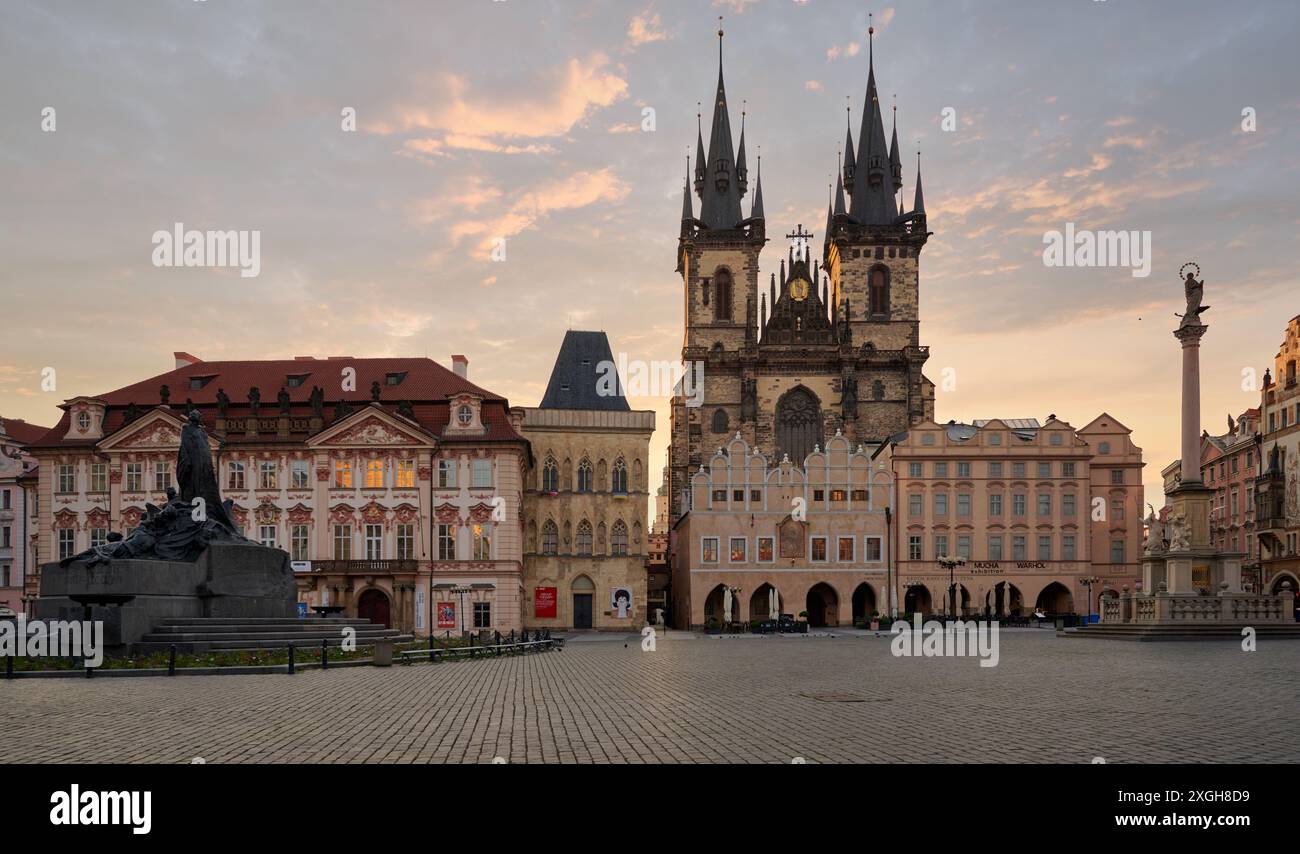 Le pont Charles à Prague, République Tchèque Banque D'Images