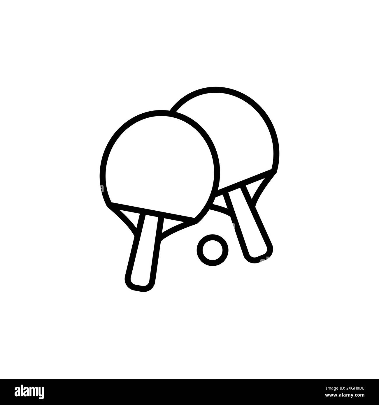Collection de logo vectoriel d'icône de ping-pong ou groupe de pack de paquet Illustration de Vecteur