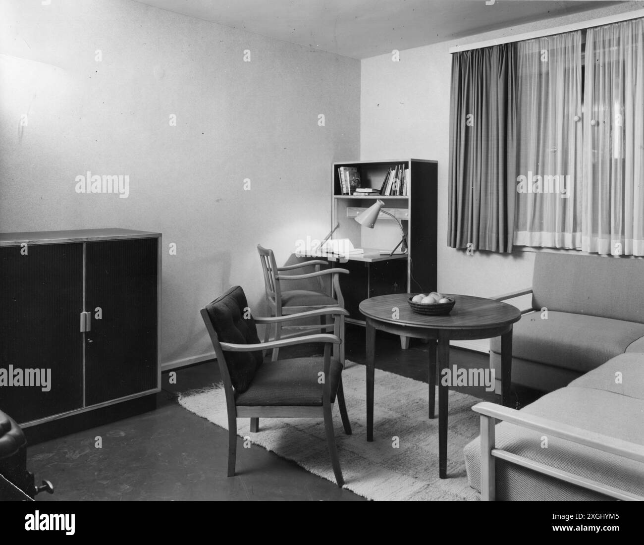 Ameublement, chambres, salon, États-Unis, années 1950, INFORMATIONS-AUTORISATION-DROITS-SUPPLÉMENTAIRES-NON-DISPONIBLES Banque D'Images