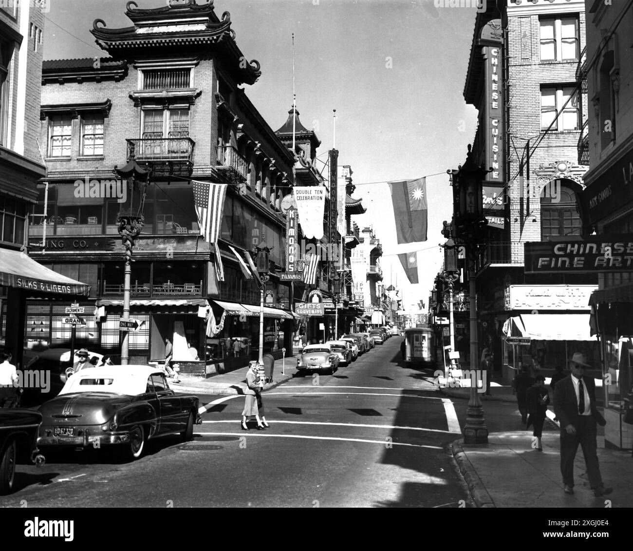 Géographie / voyage historique, États-Unis, villes et communautés, San Francisco, Californie, CHINATOWN, AUTORISATION-DROITS-SUPPLÉMENTAIRE-INFO-NON-DISPONIBLE Banque D'Images