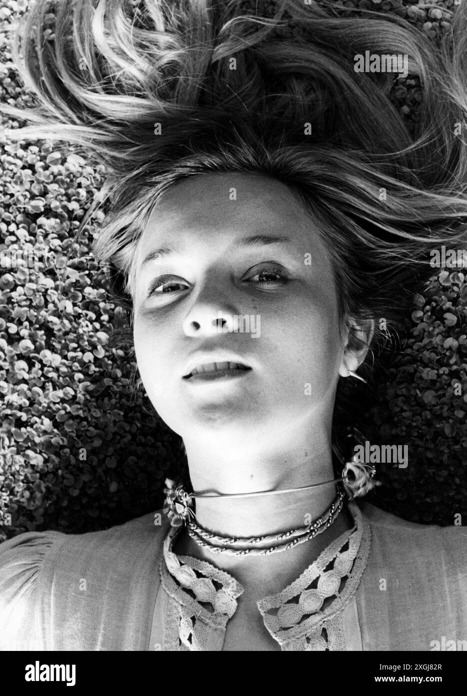 1972 Capri Archivio Storico Olycom/LaPresse Nella Foto : Charlotte Vieli fotomodella sur la photo : Charlotte Vieli photomodel crédit : LaPresse/Alamy Live News Banque D'Images