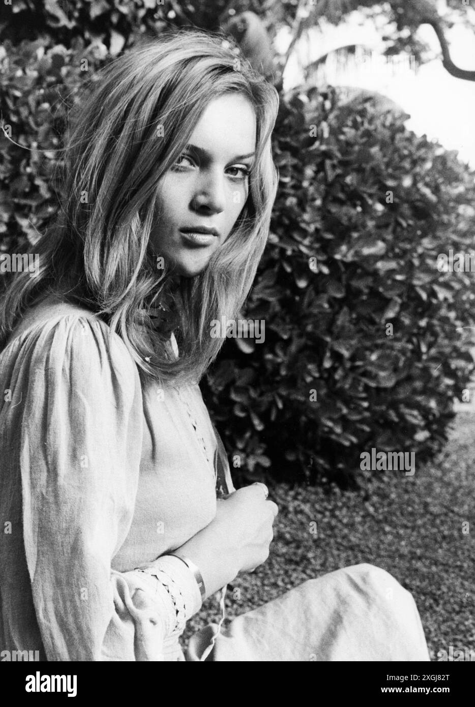 1972 Capri Archivio Storico Olycom/LaPresse Nella Foto : Charlotte Vieli fotomodella sur la photo : Charlotte Vieli photomodel crédit : LaPresse/Alamy Live News Banque D'Images