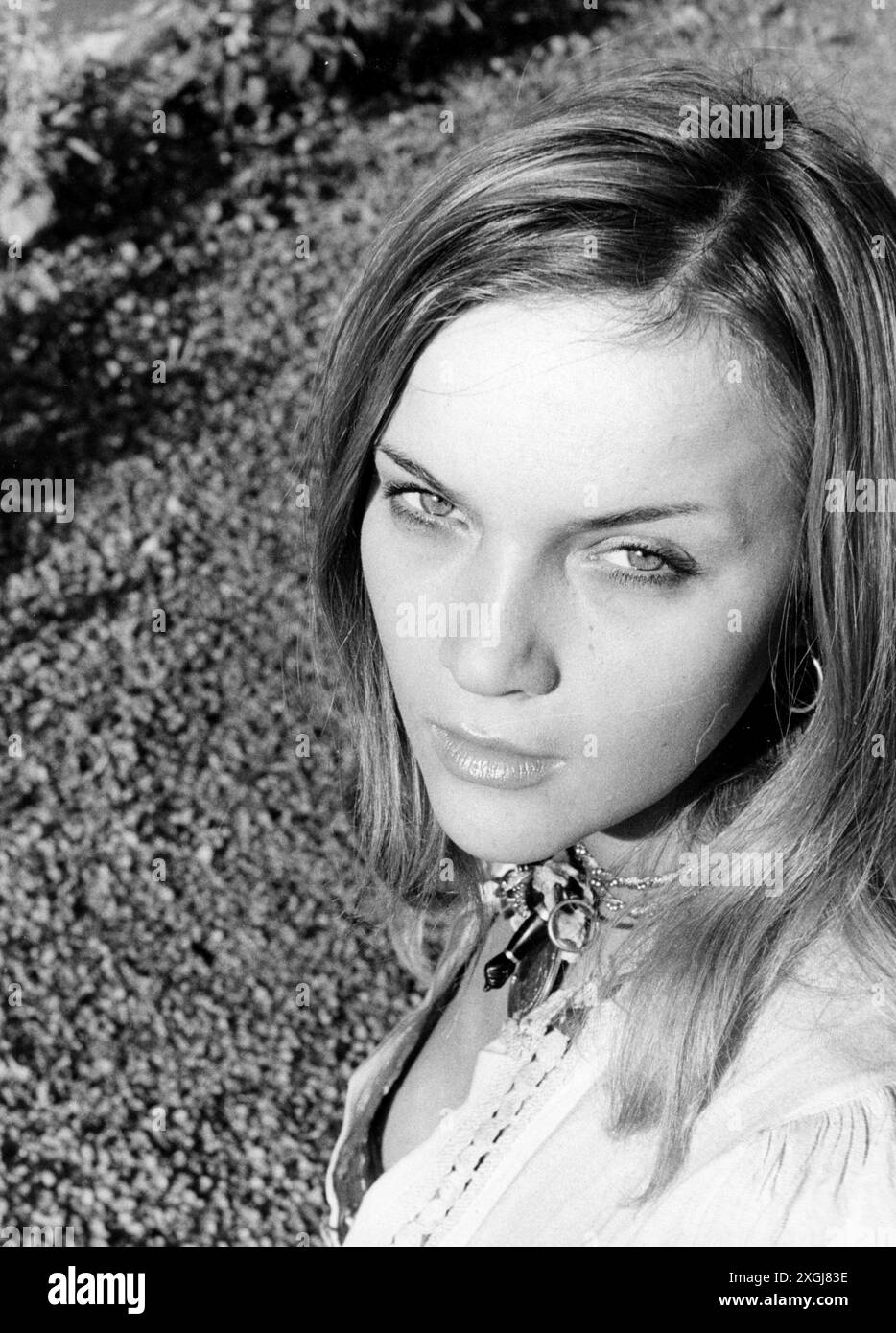 1972 Capri Archivio Storico Olycom/LaPresse Nella Foto : Charlotte Vieli fotomodella sur la photo : Charlotte Vieli photomodel crédit : LaPresse/Alamy Live News Banque D'Images