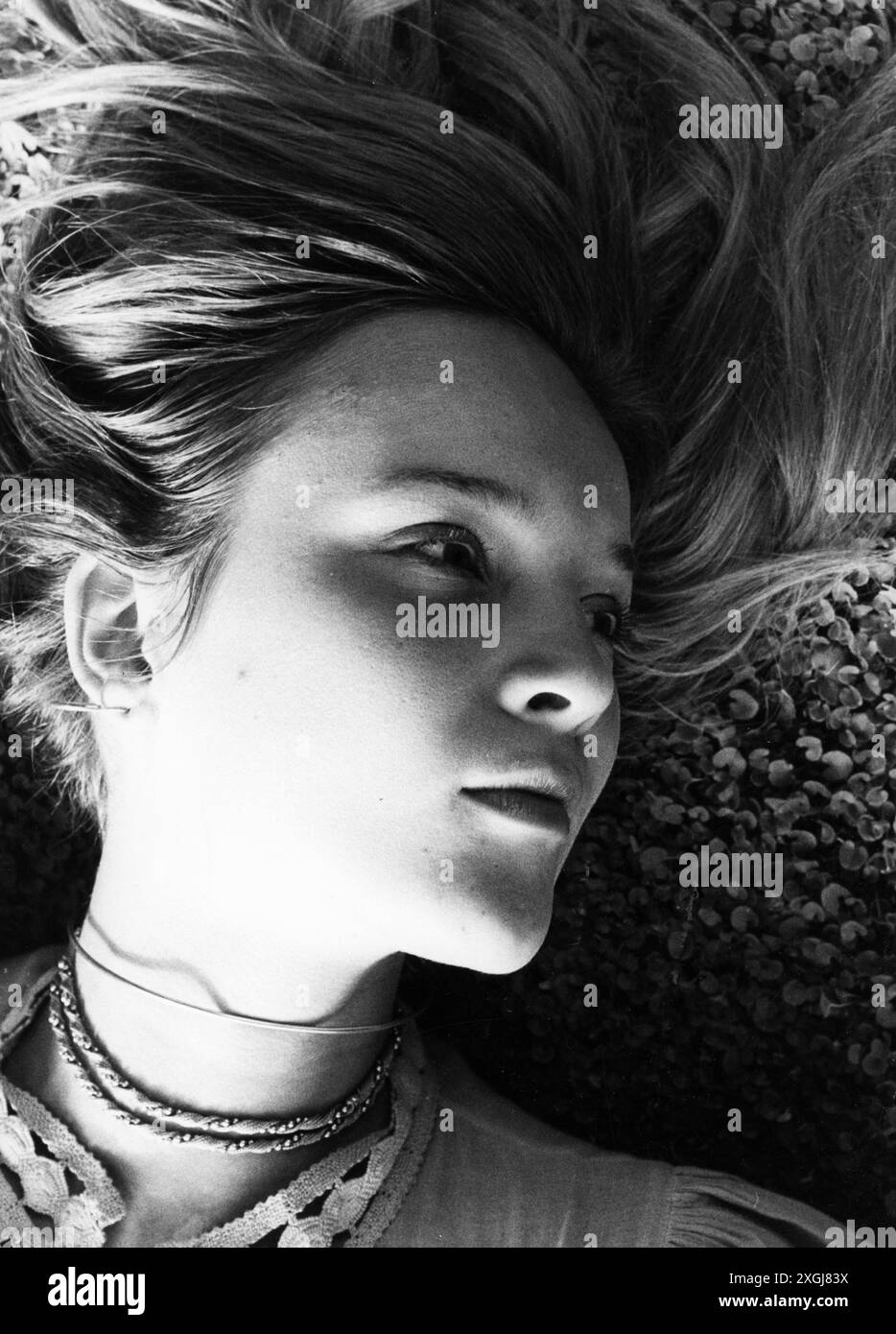 1972 Capri Archivio Storico Olycom/LaPresse Nella Foto : Charlotte Vieli fotomodella sur la photo : Charlotte Vieli photomodel crédit : LaPresse/Alamy Live News Banque D'Images