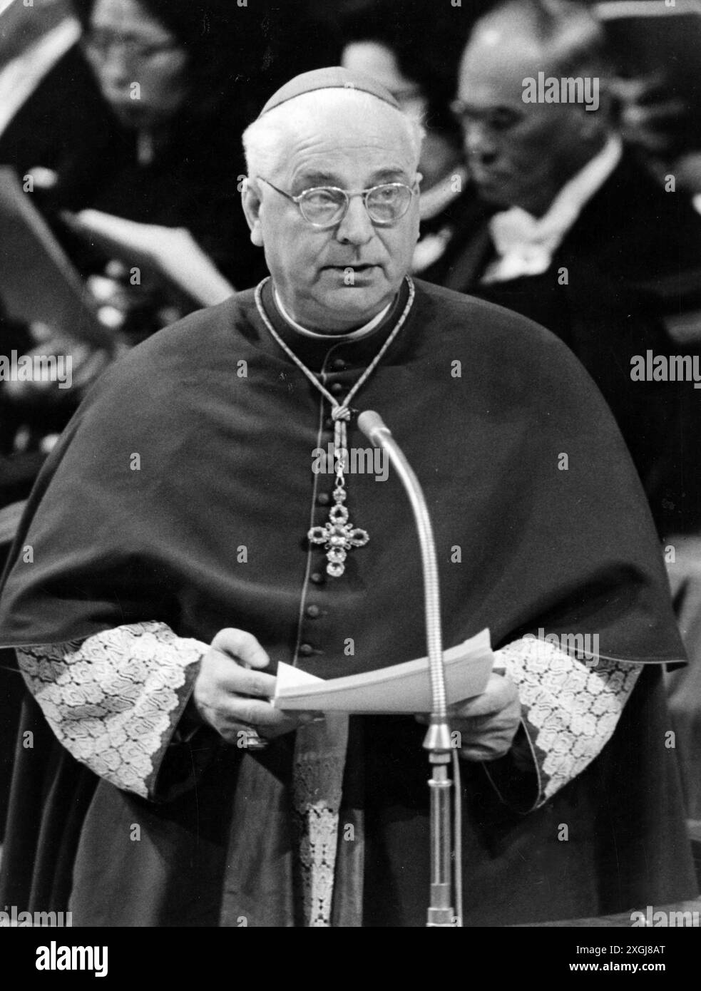 3 décembre 1963 Vaticano Archivio Storico Olycom/LaPresse Giovanni Urbani (Venezia, 26 marzo 1900 - Venezia, 17 settembre 1969) è stato un cardinale e patriarca cattolico Italiano. Nella Foto : Cardinal Giovanni Urbani sur la photo : Cardinal Giovanni Urbani crédit : LaPresse/Alamy Live News Banque D'Images