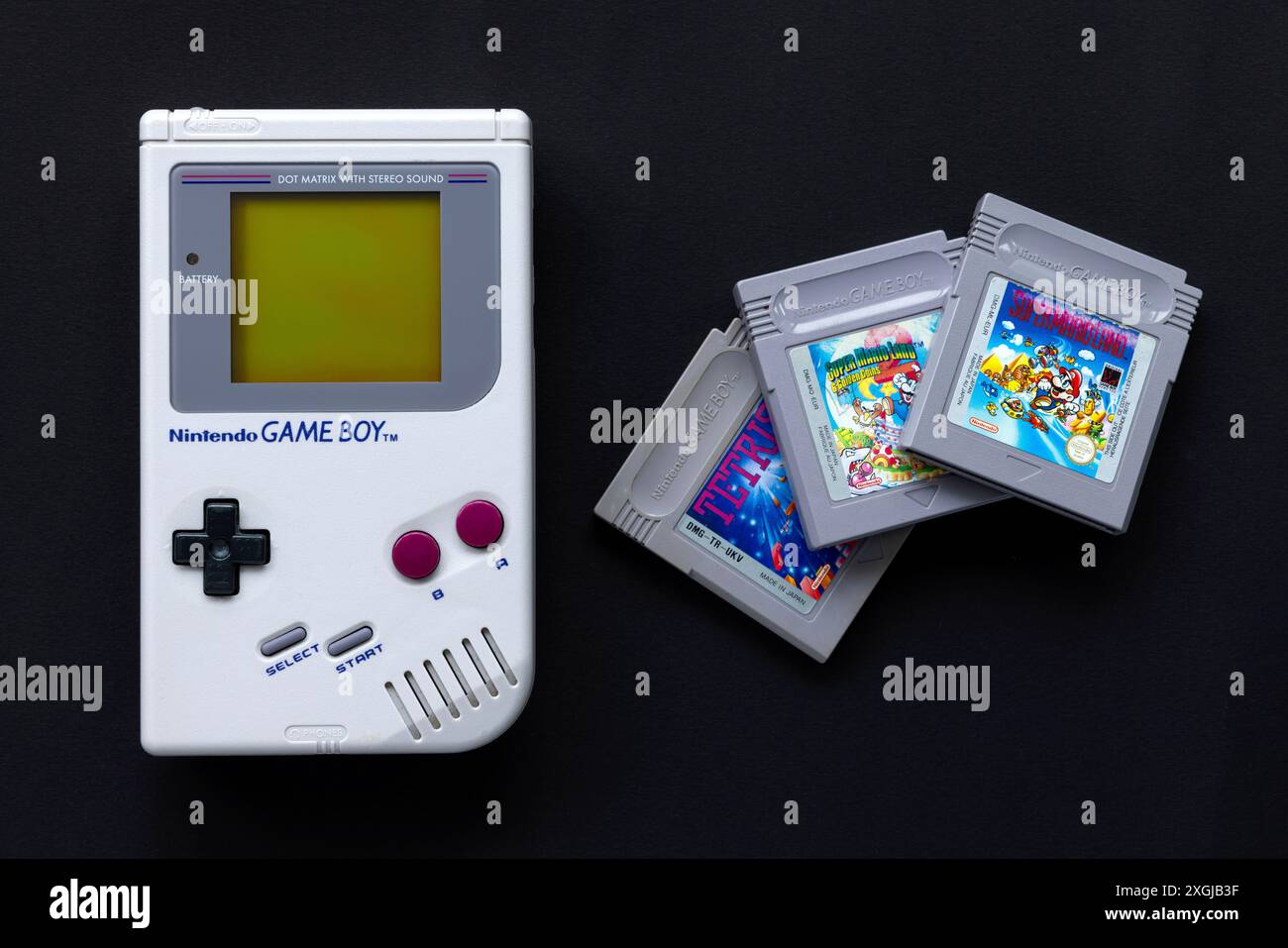 Console de jeux portable Nintendo Game Boy classique 1989 Banque D'Images