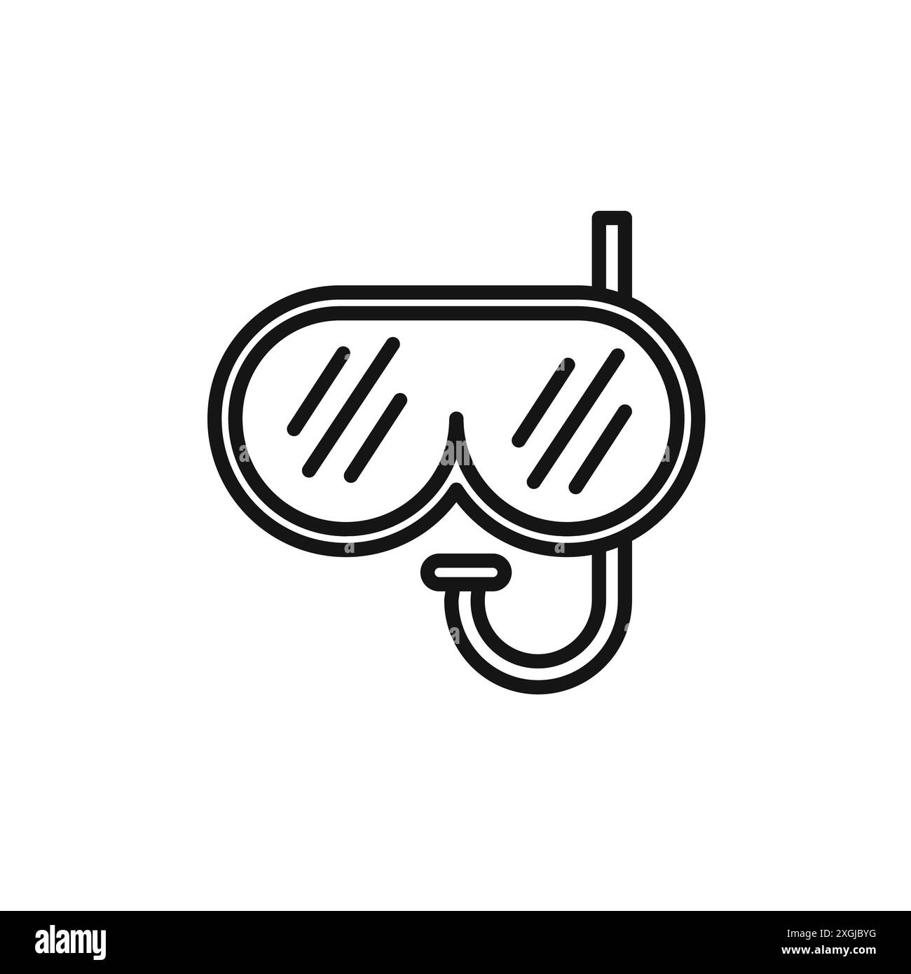 Collection de logo vectoriel d'icône de masque de plongée pour l'interface utilisateur de l'application Web Illustration de Vecteur