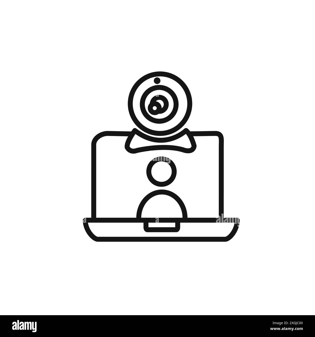 Collection de logo de vecteur d'icône de webcam numérique pour l'interface utilisateur de l'application Web Illustration de Vecteur