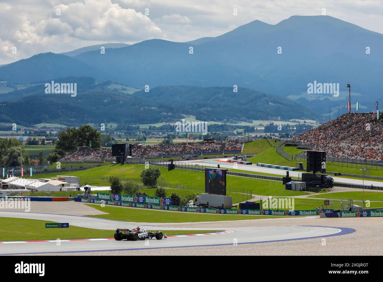 Spielberg, Autriche. 28 juin 2024. Grand Prix d'Autriche de formule 1 Quatar Airlines au Red Bull Ring, Autriche. Photo : ambiance du circuit © Piotr Zajac/Alamy Live News Banque D'Images