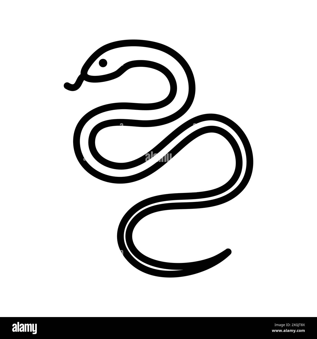 Collection de logos vectoriels Snake Icon pour l'interface utilisateur de l'application Web Illustration de Vecteur