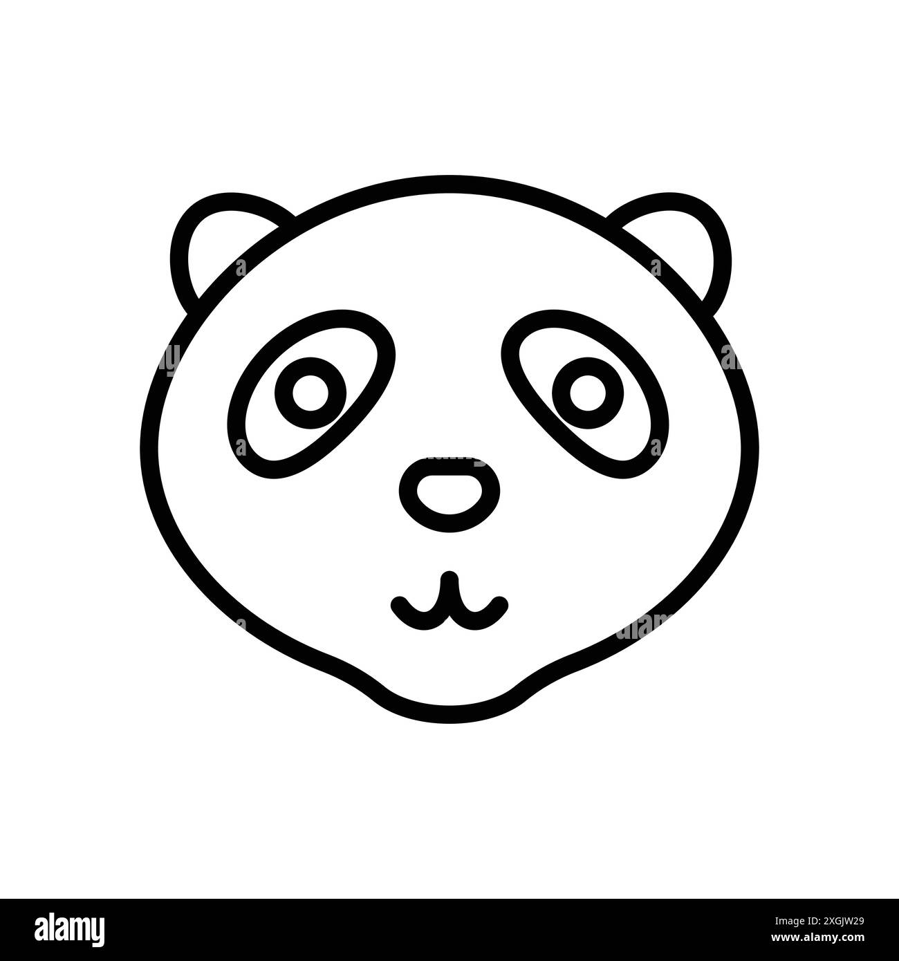 collection de jeu de logo vectoriel d'icône panda pour l'interface utilisateur de l'application web Illustration de Vecteur