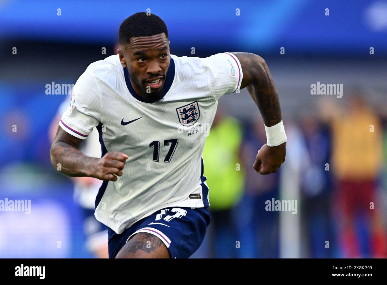 DUSSELDORF - Ivan Toney d'Angleterre lors du match de quart de finale de l'UEFA EURO 2024 entre l'Angleterre et la Suisse à la Dusseldorf Arena le 6 juillet 2024 à Dusseldorf, Allemagne. ANP | Hollandse Hoogte | GERRIT VAN COLOGNE Banque D'Images