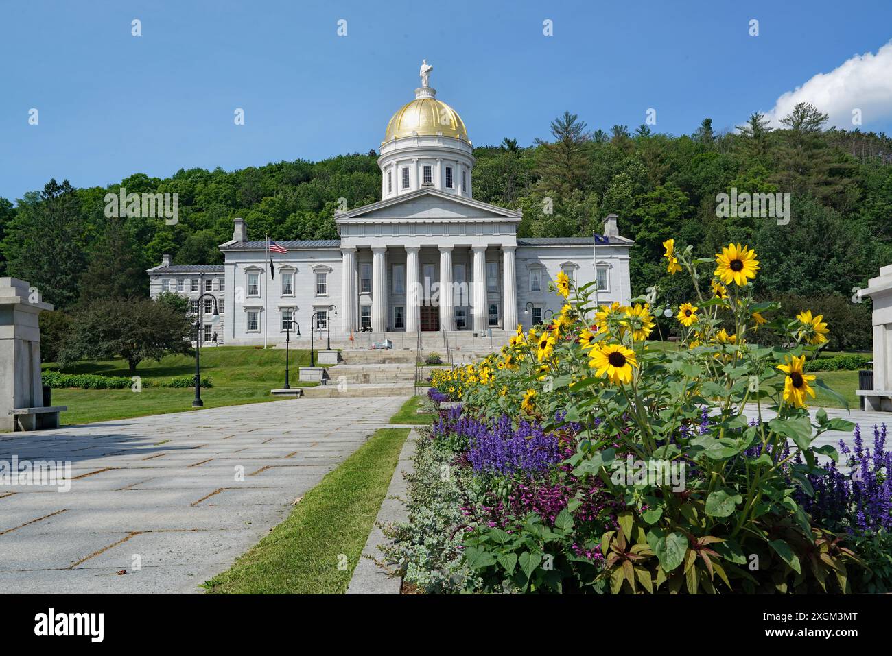 Vermont State Capitol Building, Montpelier Banque D'Images