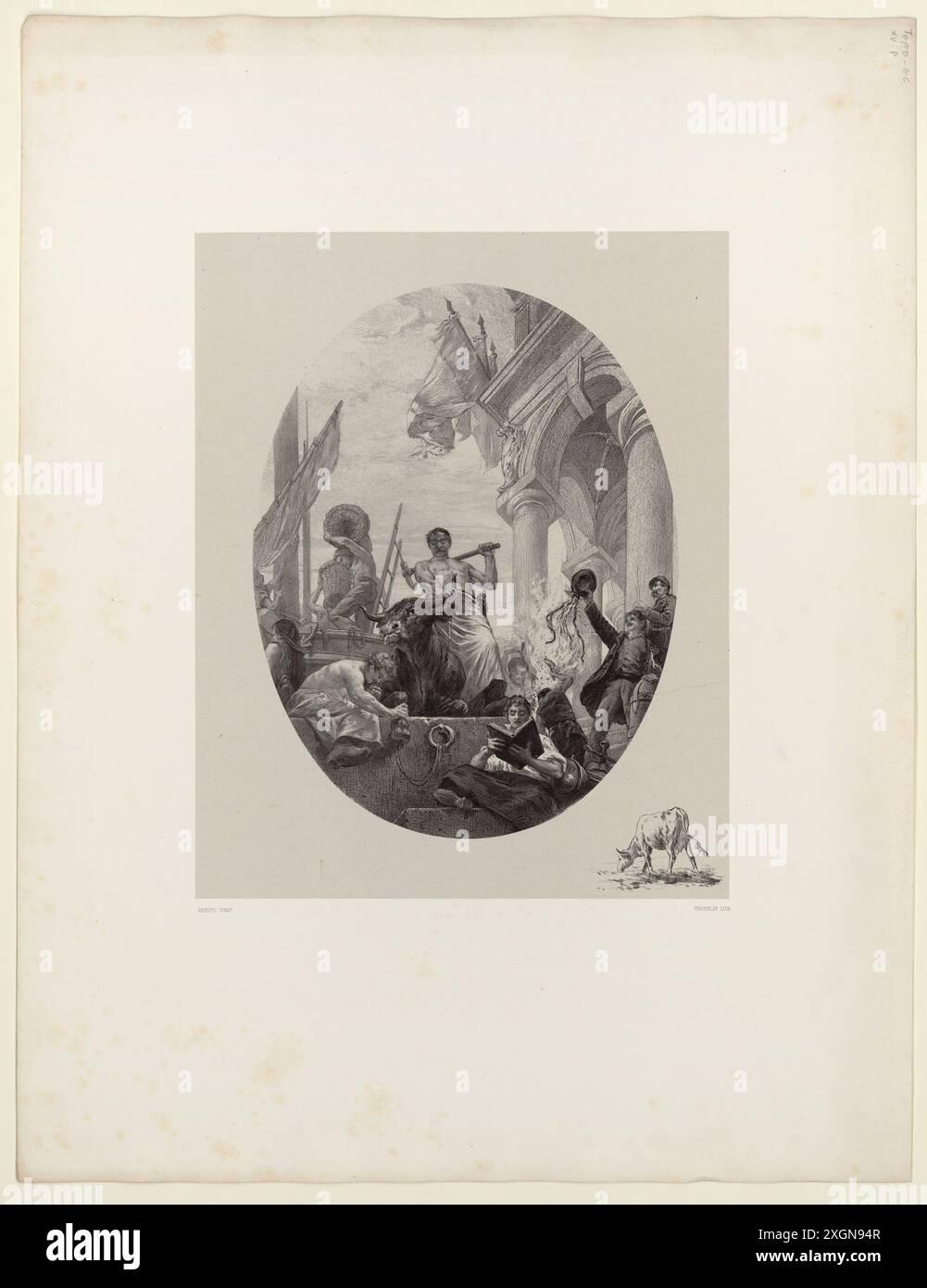 Thornley, Georges William Banque D'Images