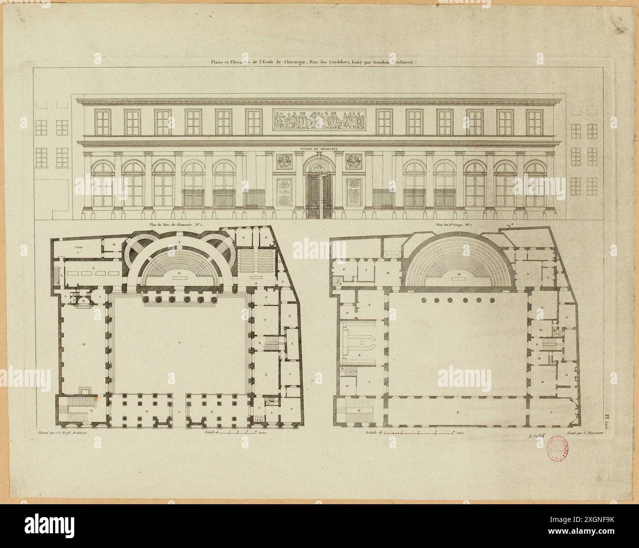 Ransonnette, Pierre Nicolas (graveur) | Krafft, Jean-Charles (dessinateur) | Clousier, Jacques-Gabriel (imprimeur) Banque D'Images